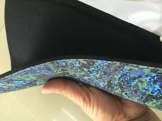 SBR Camouflage Neoprene Fabric 51'' Wide Shockproof Printed Neoprene Fabric